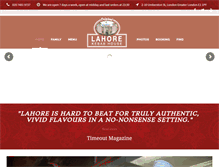 Tablet Screenshot of lahore-kebabhouse.com